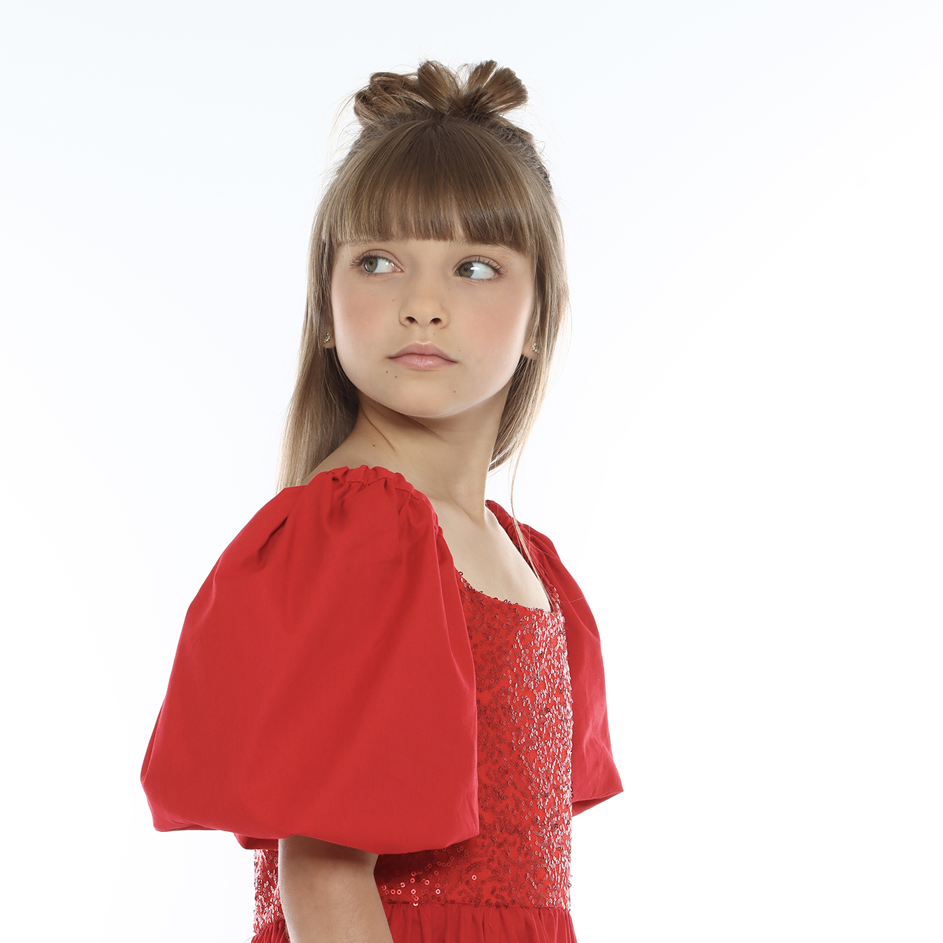Vestido Princesa Sofia Lilas modelo Júlia infantil